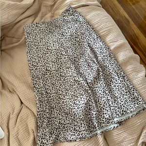 Leopard Print Women's Skirt